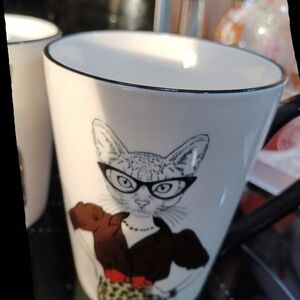 Cat Design Ceramic Mug
